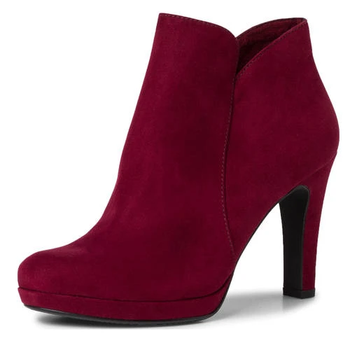 Naisten Nilkkurit Tamaris Dark Scarlet 1 Naisten Nilkkurit Tamaris Dark Scarlet