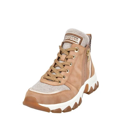 Naisten Talvikengät Bugatti Cognac Multi 1 Naisten Talvikengät Bugatti Cognac Multi