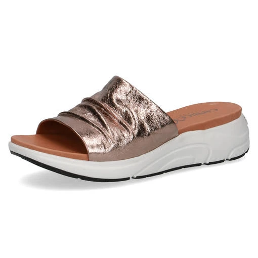 Naisten Sandaalit Caprice Beige Metalli 1 Naisten Sandaalit Caprice Beige Metalli