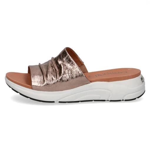 Naisten Sandaalit Caprice Beige Metalli 3 Naisten Sandaalit Caprice Beige Metalli - Image 3